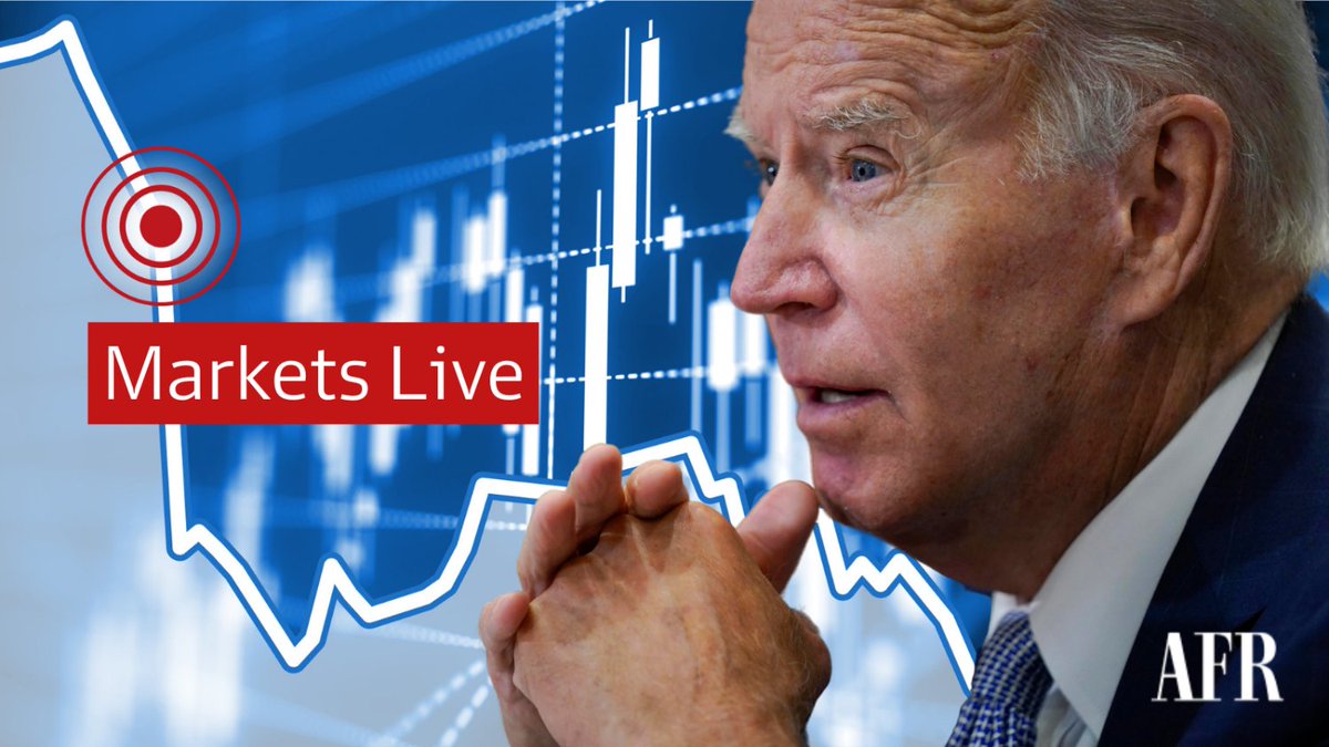 FinancialReview's tweet image. Spectre of Mid-East war weighs on shares; gold spiking; US reporting season kicks off. Follow here for more.
#MarketsLive #MLblog #investing #shares #sharemarkets #stockmarkets afr.com/markets/equity…