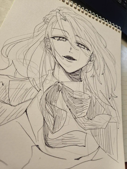 色々あって九頭玲央を描いたんですけど人に送れないくらい似なかったのでここに供養しておきますね 