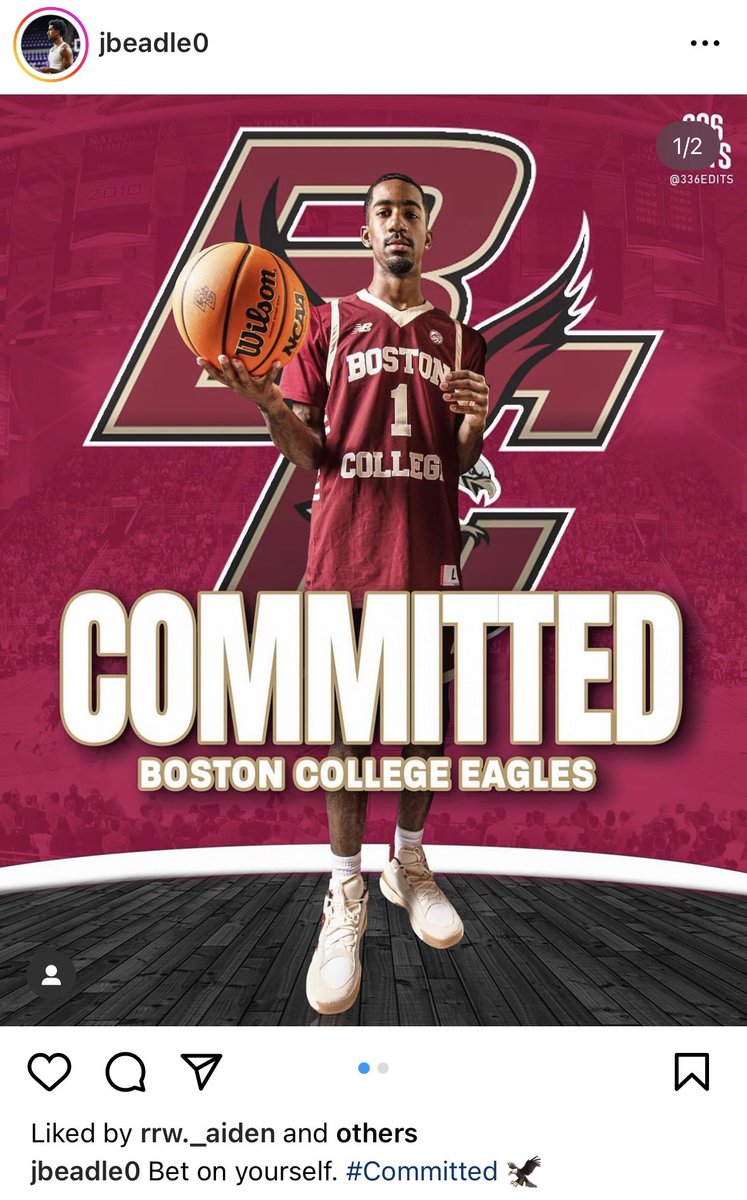 Josh Beadle, a 6-3 guard from Columbia, South Carolina, has committed to Boston College. He appeared in 65 games for Clemson over the past two seasons and shot 47.3 percent this year.