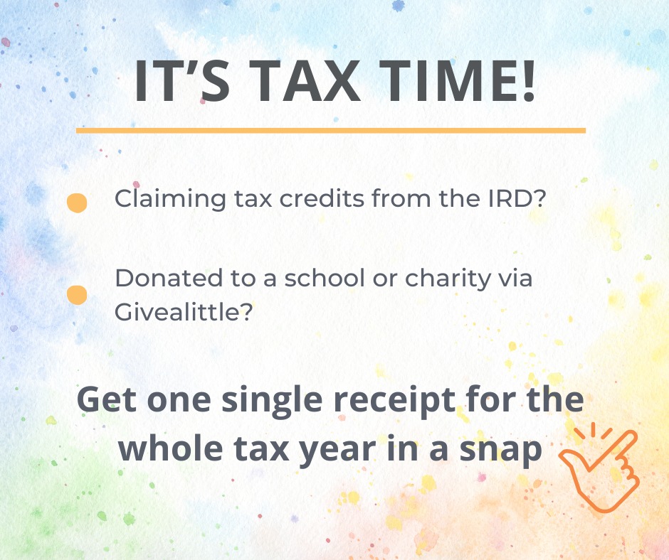 If you donated regularly to your favourite Kiwi charities or schools via Givealittle, this was created for you. It's one single PDF receipt for an entire tax year, and couldn't be easier to use. What will you do with all your extra time? givealittle.co.nz/help/annual-re…