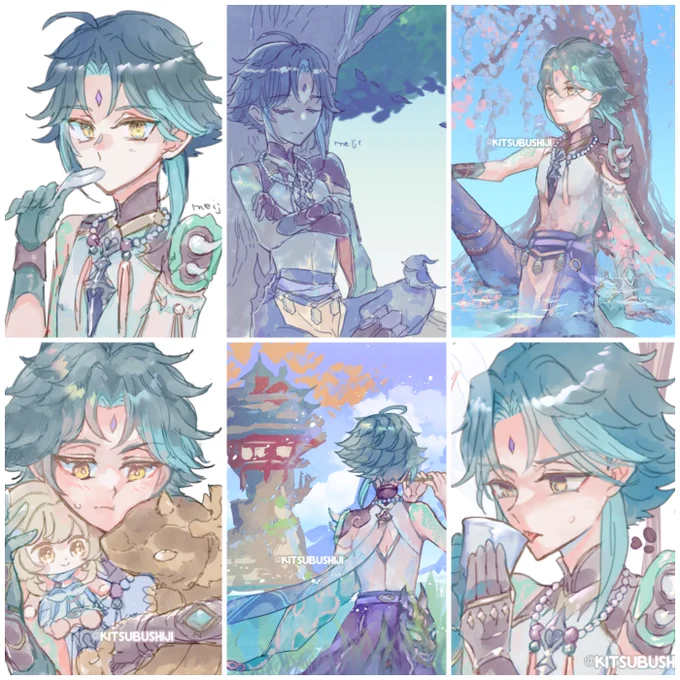 1日1魈見てくれてありがとう〜✨
明日は魈くんの誕生日☺️✨
 Thank you for looking at 1 Day 1 Xiao✨
Tomorrow is his birthday☺️✨ 