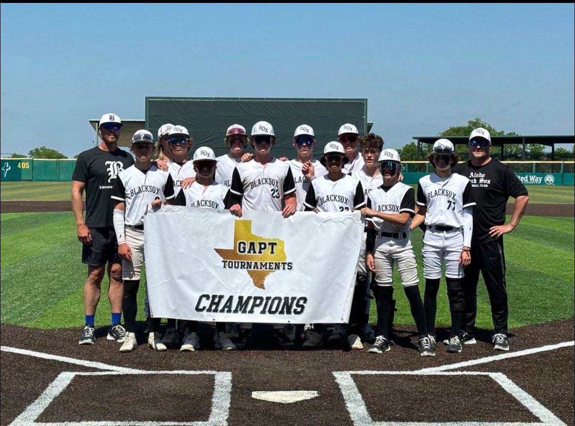 GAPT V Tool Champions. 4-0 on the weekend. Congrats Texas Blacksox Mulkey