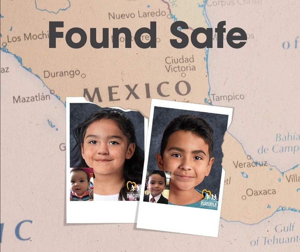 CrimeNJusticeYT's tweet photo. #MissingArizona siblings, Luis Ramirez now 12 and his sister Kahmila now 6 have been found safe in Mexico. They were reported missing from Tucson, AZ in 2018
#FoundSafe #MissingNoMore #NeverGiveUp https://t.co/gWhiGxm641