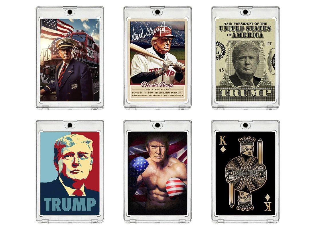 kpkkprasanth's tweet image. 🤩 Don't wait! Collection #3 of Trump Trading Cards is here, featuring exclusive designs and the GOLD "King Trump" card! 👑 Grab yours now! #TrumpMerch #CollectorsEdition

Get Here: tinyurl.com/ynn5jpe2
Get Here: