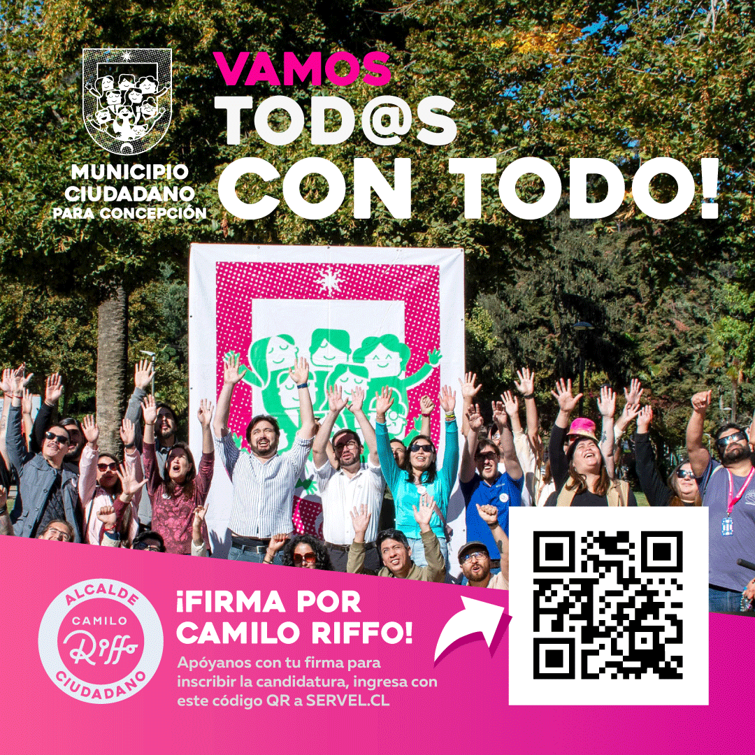 ¿Puedes ayudarnos con tu firma? 🗳️ Entra a patrocinantes.servel.cl y con tu clave única, en menos de 2 minutos, vas a contribuir al proyecto de un Municipio Ciudadano para #Concepción 🌿