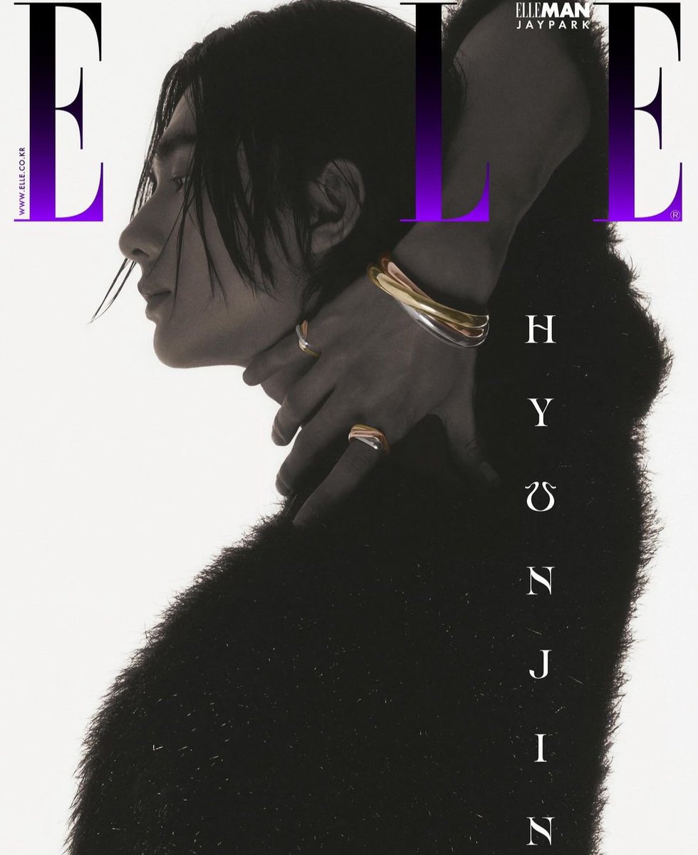 hyunjin x cartier for elle korea