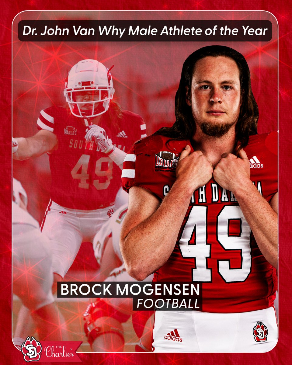 𝐌𝐚𝐥𝐞 𝐀𝐭𝐡𝐥𝐞𝐭𝐞 𝐨𝐟 𝐭𝐡𝐞 𝐘𝐞𝐚𝐫: Brock Mogensen 🏈 #WeAreSouthDakota x #GoYotes 🐾