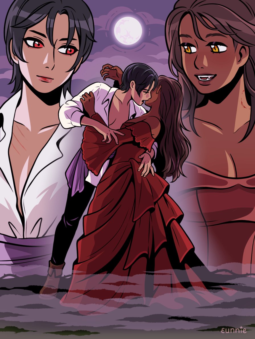 butch vampire x femme werewolf 🖤