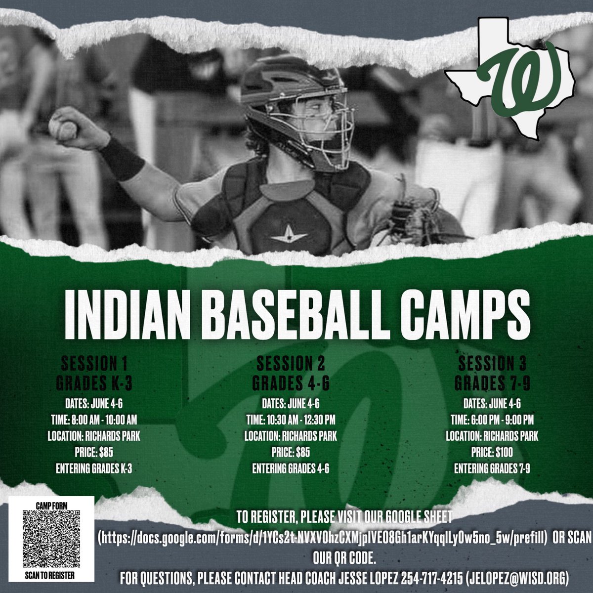 Reserve your spot for the 2024 Indian Baseball Camp!! Can’t wait to see our future Indians! #exceextheexpectation @hachiesports @WaxahachieHS @WaxahachieISD @WilemonSTEAM @RBI_Club