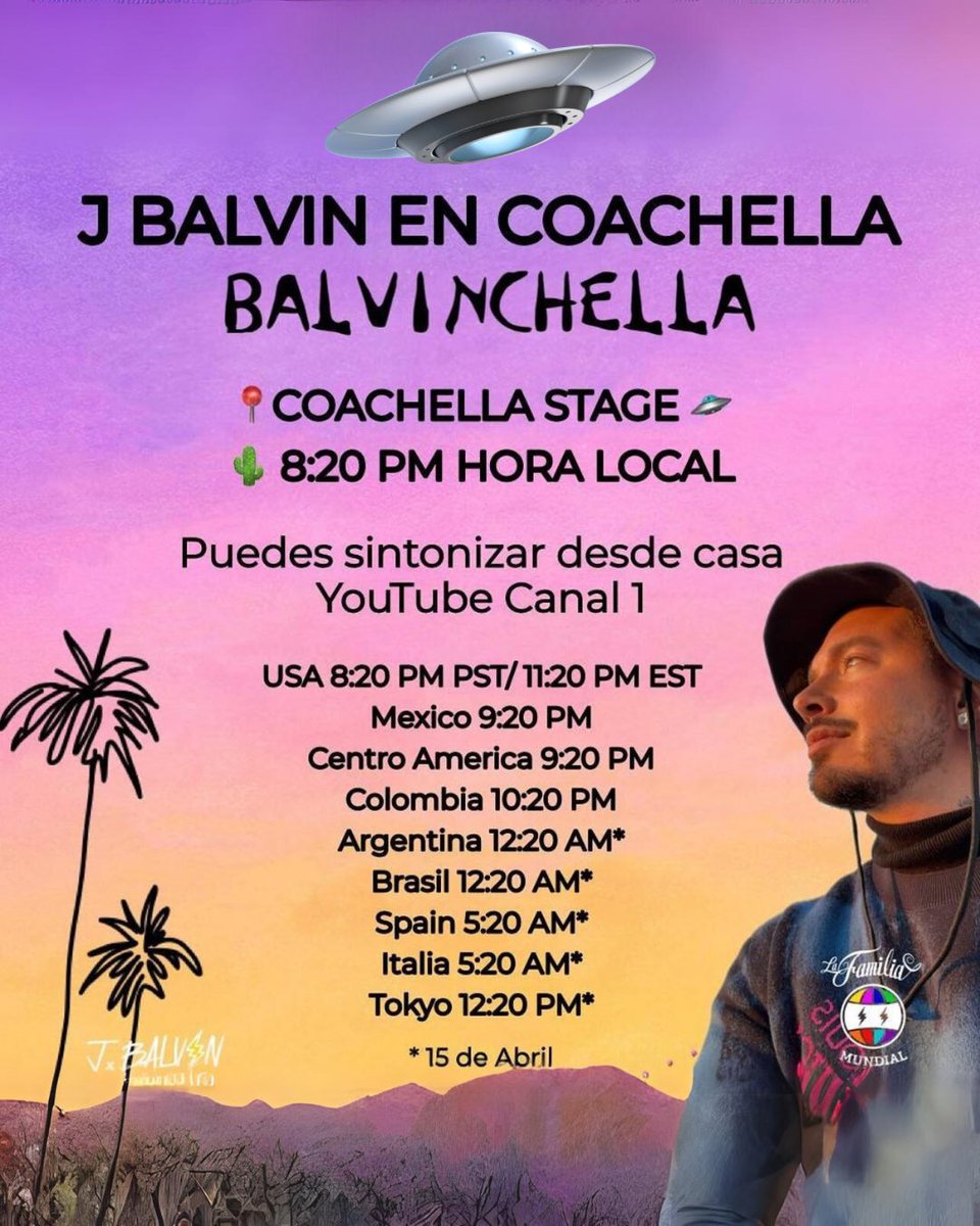 JBalvinMty's tweet photo. #BALVINCHELLA 🛸🛸 https://t.co/8DCMI9G8RS