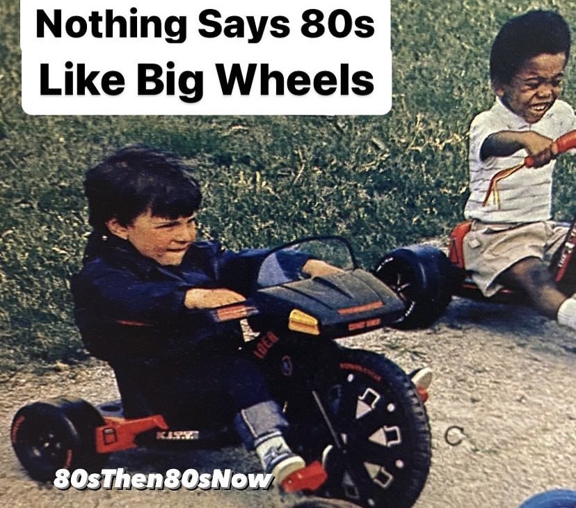 Whether You Had the Standard One, A Care Bear One or a Knight Rider One, You Ruled the Road! 

#BigWheels #ChildhoodMemories #Childhood #Memories #Playtime #Nostalgia