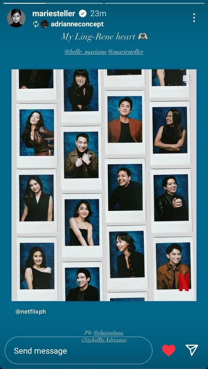 senyoramaris's tweet photo. Ling - Rene 🫶
IGS: mariesteller
@bellemariano02 @MissMarisRacal
#LingRene #IreLine
#CantBuyMeLove https://t.co/opXvOpV5xN