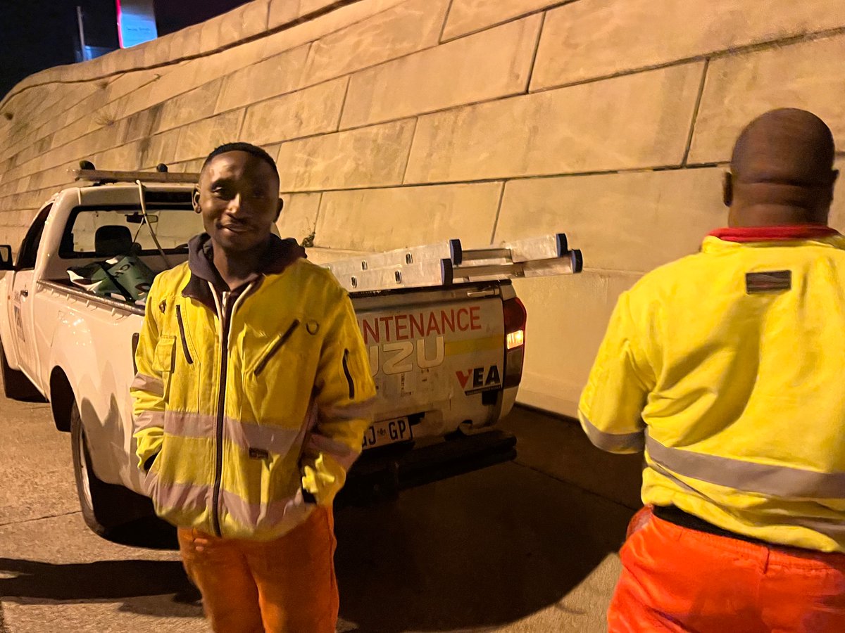 These are the clowns that are on a rampage removing @EFFSouthAfrica banners in Gauteng. Today they threatened to remove EFF banners at N1 Malibongwe Drive offramp, Randburg. We told them to go to hell and never come back again.