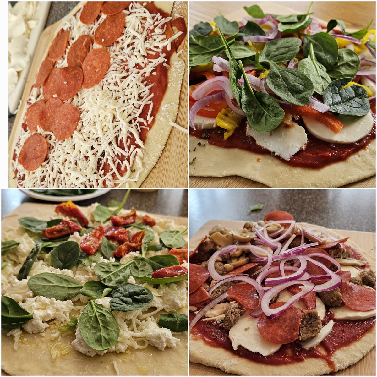andykunzmann's tweet image. Pizza Sunday 🍕 
Five wood fired pizzas made with @RobertIrvine's #PizzaDough recipie. #Pizza #TeamIrvine