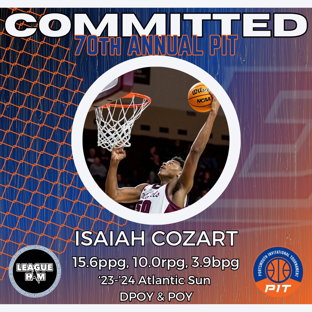 Our next player had a dominant season out of the @AtlanticSun Conference! Welcome @EKUHoops Isaiah Cozart #PIT24