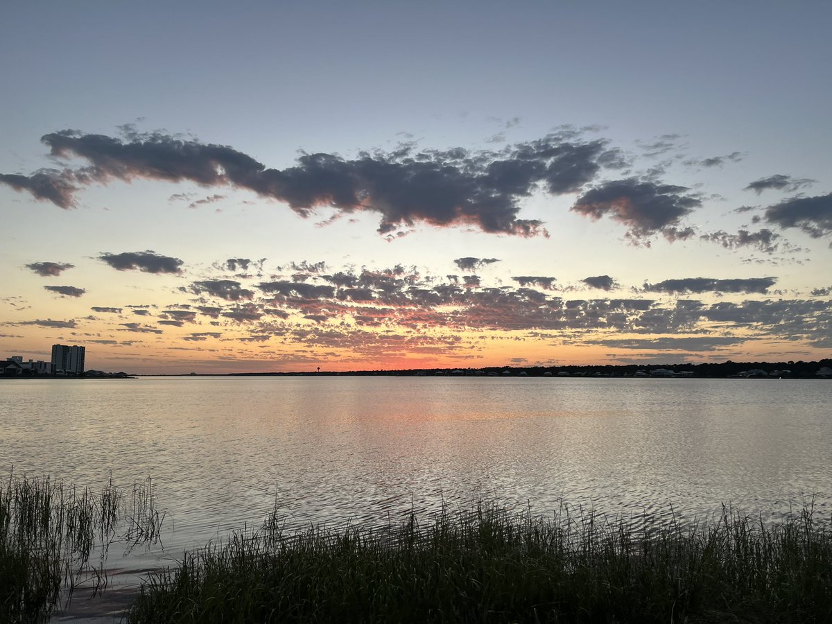 Little Lagoon sunset  #WestBeach #GulfShores