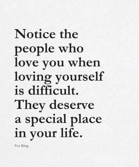 'They deserve a special place in your life.'
@VexKing