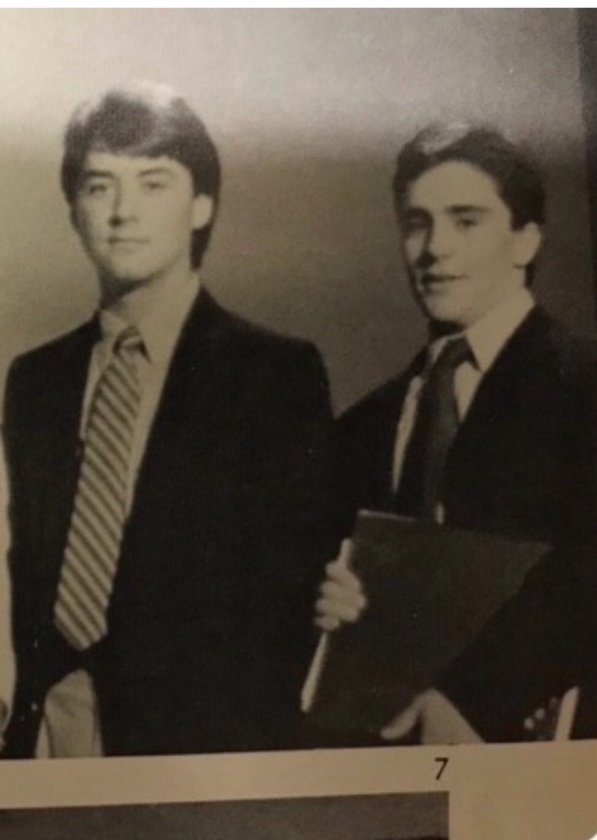 CHSmrGeorge's tweet photo. 1988. 2 Newly sworn in  CHS student body officers… we were determined to fix the parking problems we’d run on in our SBO campaigns … to so-so results! @Se7enDeucePI https://t.co/NAYtrZFajN