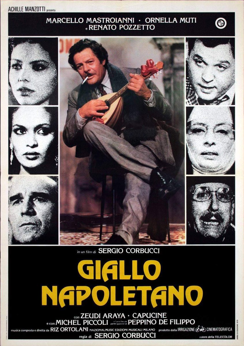 Il #12aprile del 1979 usciva al cinema il film 'Giallo napoletano' regia di Sergio Corbucci.
