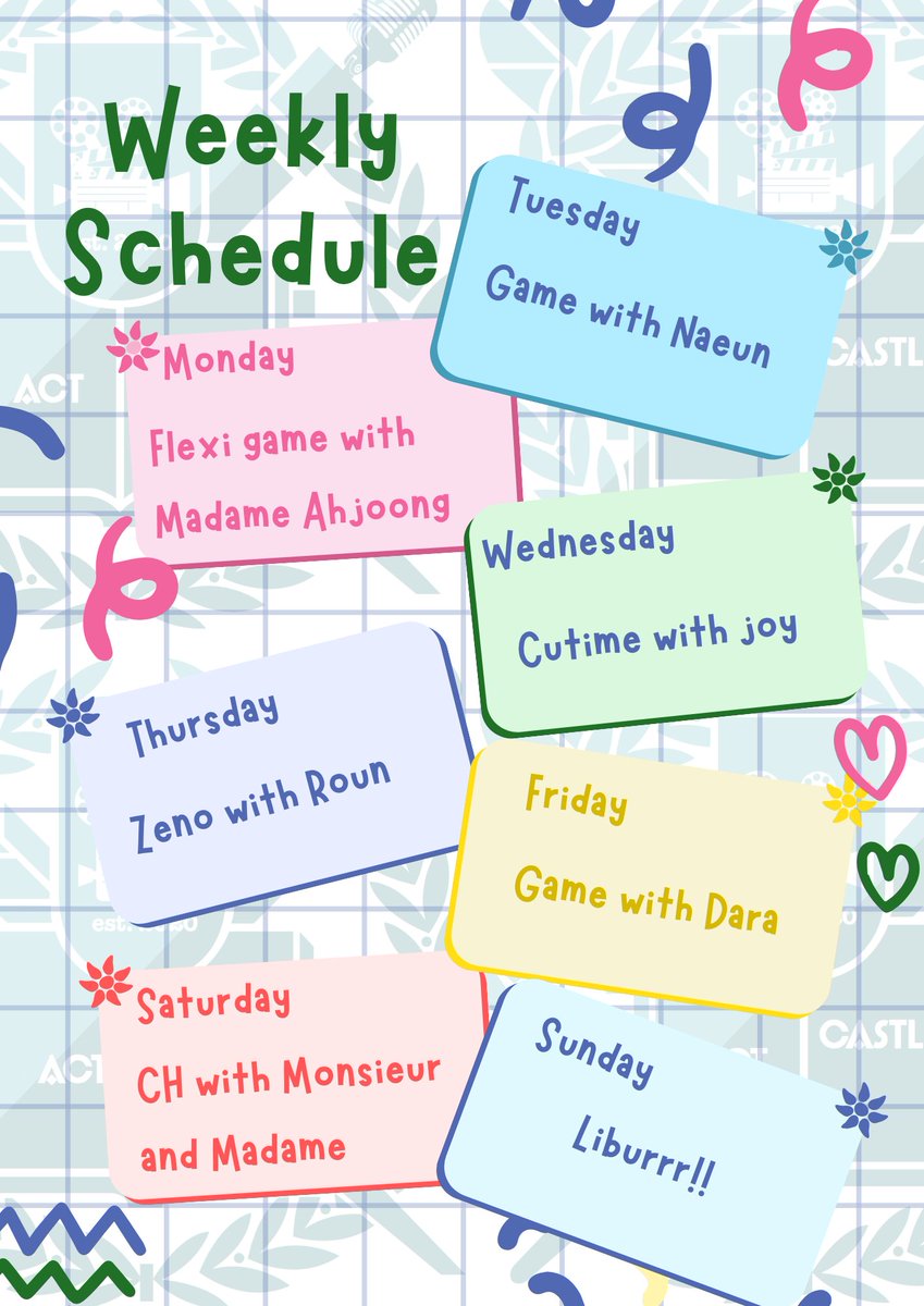 act_castle's tweet photo. Selamat pagi selamat hari senin! 
Ini weekly nya ~ https://t.co/QSwlc3nxlX