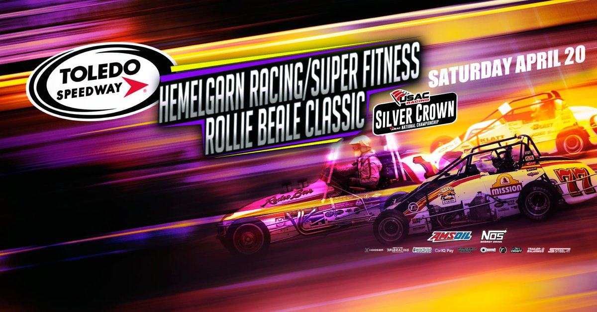 Counting the days 'til Saturday! ⏳ ▪️ 10:00am: Pit Gate Opens ▪️ 12:30pm: Front Gates Open ▪️ 12:30-1:15pm: USAC Silver Crown Practice ▪️ 1:45pm: USAC Silver Crown Qualifying ▪️ 2:50pm: Pre-Race Ceremonies ▪️ 3:00pm: Racing / 100-Lap USAC Silver Crown Feature (Eastern Time)