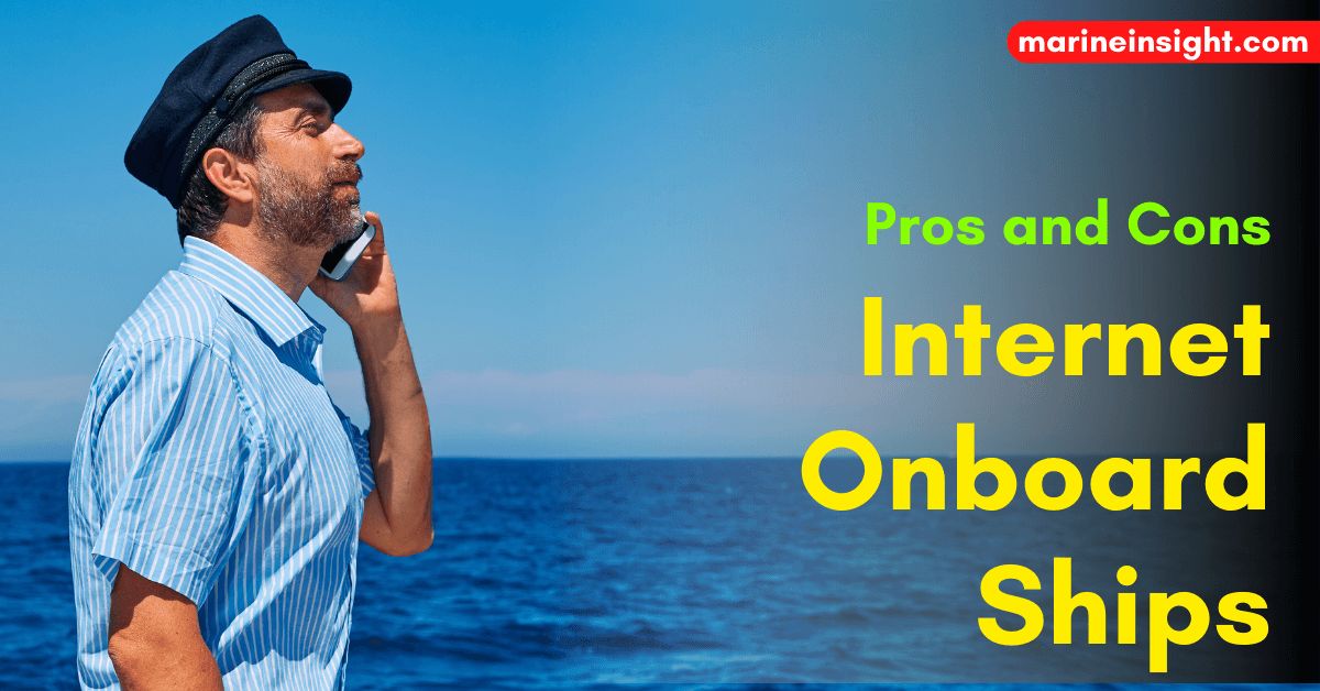 Pros and Cons Of Internet Onboard Ships: A Sailor’s Perspective Check out this article 👉 marineinsight.com/life-at-sea/se… #Sailor #Seafarer #Seafarers #InternetOnShip #Shipping #Maritime #MarineInsight #Merchantnavy #Merchantmarine #MerchantnavyShips