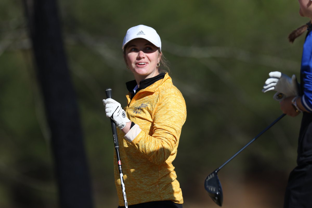 The @valkyriesgolf team had a great opening round at the @ConfCarolinas Championships and is currently tied for 2nd! #GoValkyries 📰shorturl.at/begNT