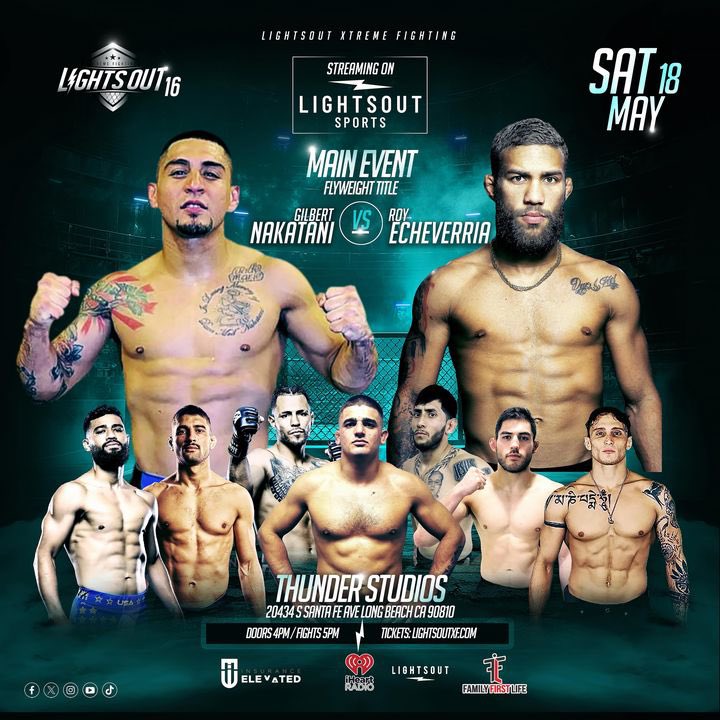 Here we GO!!!!!!!! It’s going down!!!!! Saturday May 18th in Long Beach, California streaming on @lightsouttv Presented by @FamilyFirstLife Partner: @iheartradio 🎟️ LightsOutxf.com