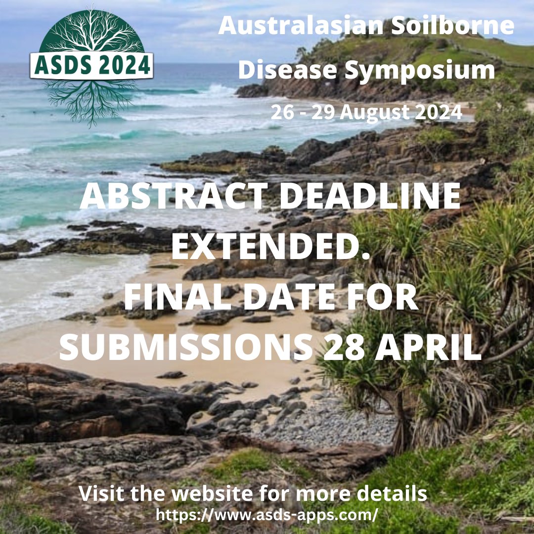 Need a week at the beach? 
You're in luck! We just extended the abstract deadline for ASDS 2024: now closing midnight Sunday 28 April.
View the large range of abstract themes here (all crop groups welcome!): asds-apps.com/abstracts