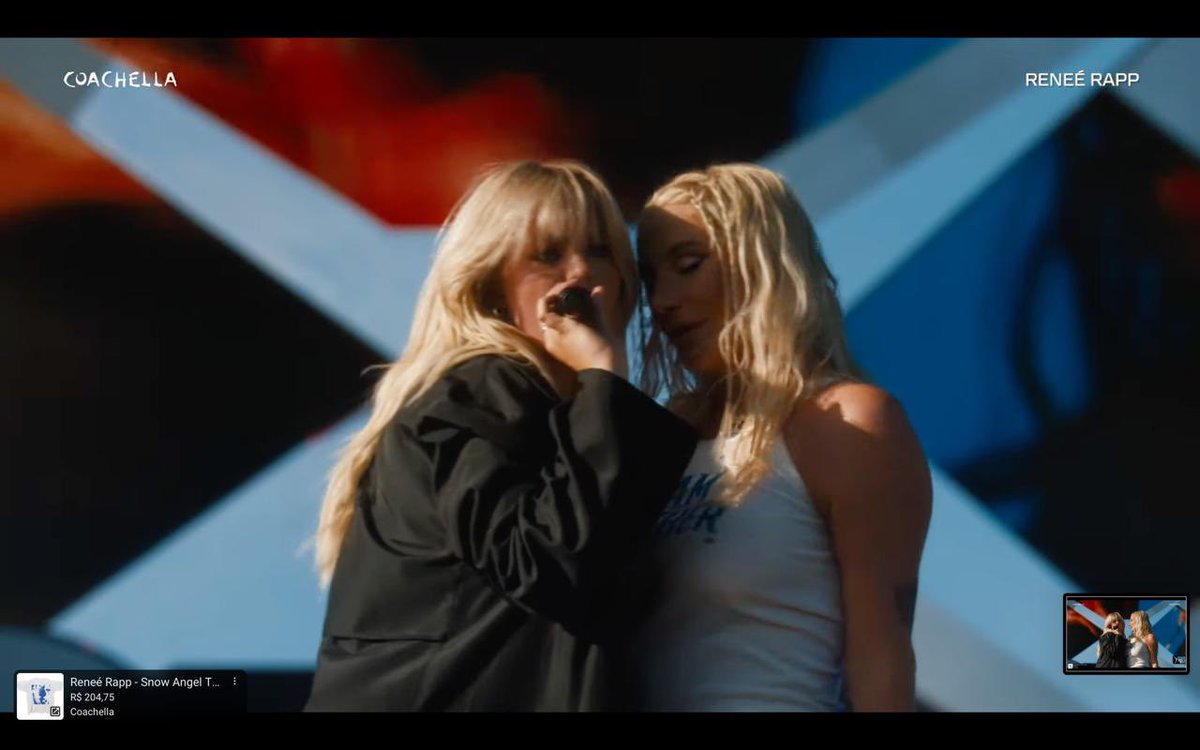 reneerappbr's tweet photo. Reneé Rapp e Kesha no palco do #Coachella2024. https://t.co/sPVO5p1skW