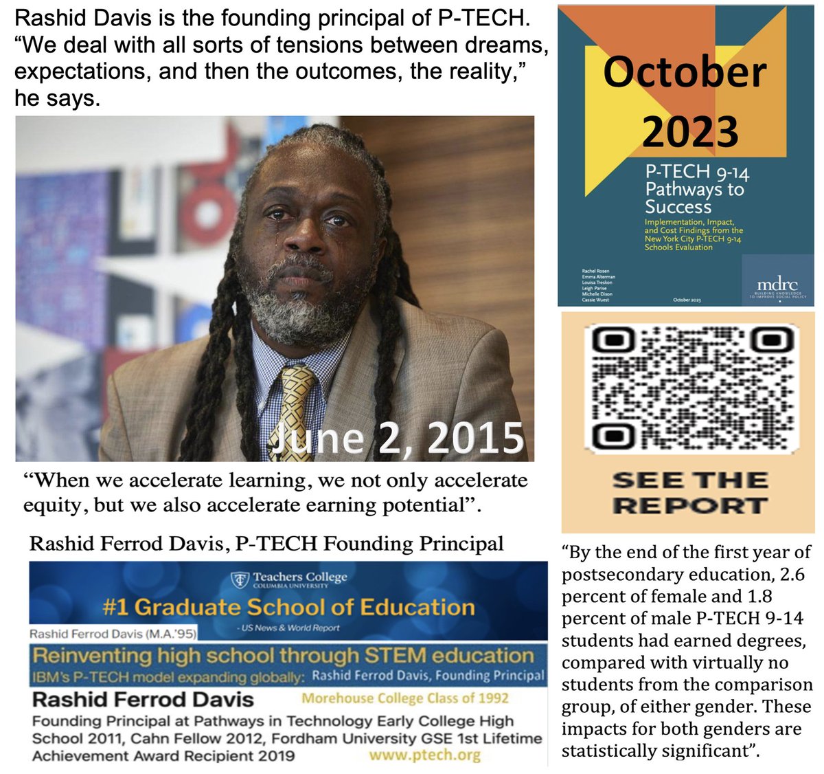 When we accelerate learning we accelerate earning potential @rashidfdavis @PathwaysInTech Founding Principal @PTECHNETWORK #weareptech #skillsbuild #skillsfirst #leadership #leadershipdevelopment #leadershipmatters