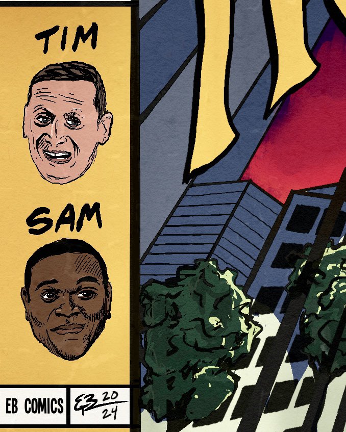ebdrawls's tweet photo. Here’s a little fake comic book cover for #Detroiters one of the best shows ever. RIP to it, may it rise again one day. 
@Detroiters #timrobinson #art #comedycentral https://t.co/KwU1in2rMp
