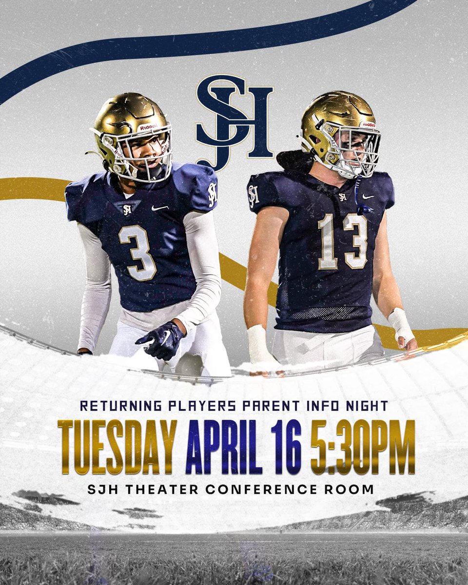 🚨2 DAYS🚨 💥The 2024 Season kicks off Tuesday Night with our Returning Player Parent Meeting👇 🗓️Tuesday, April 16th ⏰ 5:30pm 📍 SJH Theater Conference Room See you all there💪 #NoBetterPlace🐎 #BuiltAtTheBadlands🏟️