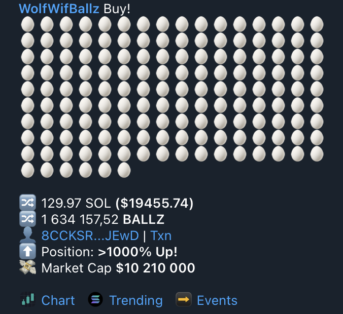 WolfWifBallz's tweet photo. Whales wif $BALLZ https://t.co/fp0tQyBmXT