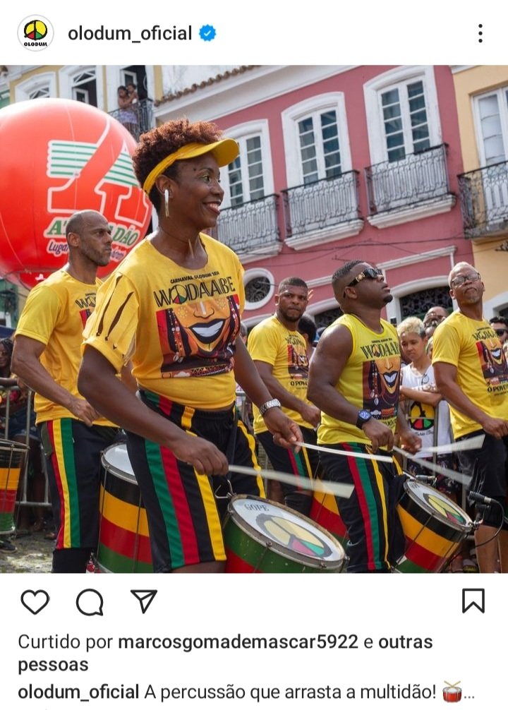 Parabéns Olodum 45 Anos de  pura alegria. Axé Bahia. ❤👏👏👏👏👏👏👏