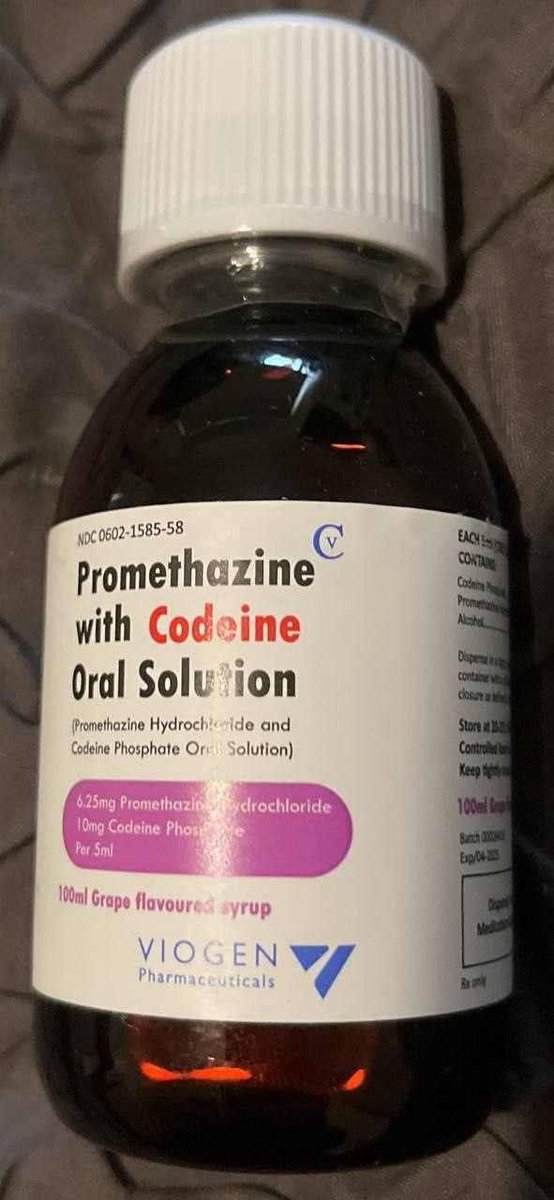 CODEINE WITH PROMETHAZINE LEAN SYRUP IN STOCK - 40 A Bottle