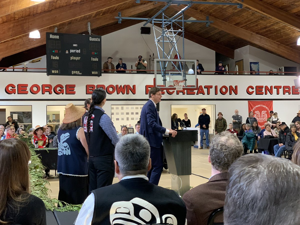 It’s a good day. Sángaay 'láa. The signing of the Haida Title agreement has happened. 100+ years in the making. First of its kind in Canada. Ever. Haw’aa. Yahguudanggang. Respect. Thank you. #haida #bcpoli #cdnpoli @Dave_Eby @MurrayRankinNDP @taylorbachrach @JenniferRice6