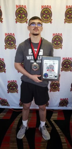 Jaden Lambert competed in NASA HS Nationals this weekend in Oklahoma City. He performed exceptionally well with a 2nd place finish in unequipped powerlifting and won the power press national championship in the 148# class!