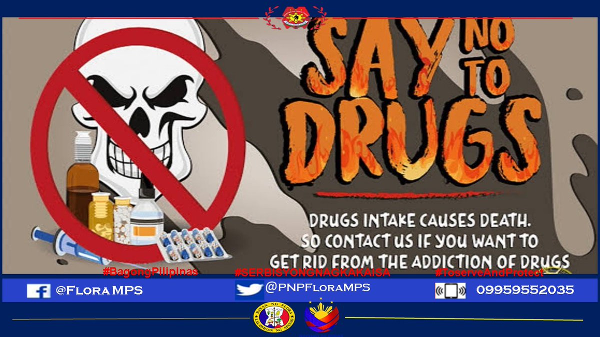 Just Say NO to ILLEGAL DRUGS.. #SerbisyongNagkakaisa #ToServeandProtect