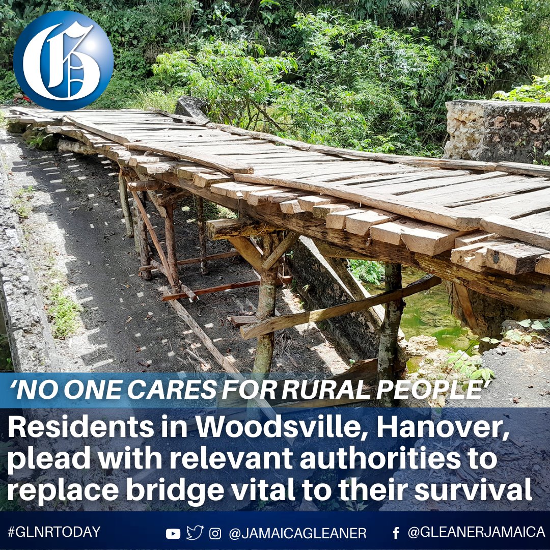 The feeling that they are in a world all by themselves, with no one caring about their well-being, is common among the residents of Woodsville in deep-rural Hanover, faced with the harsh realities of daily community life. Read more: jamaica-gleaner.com/article/lead-s… #GLNRToday