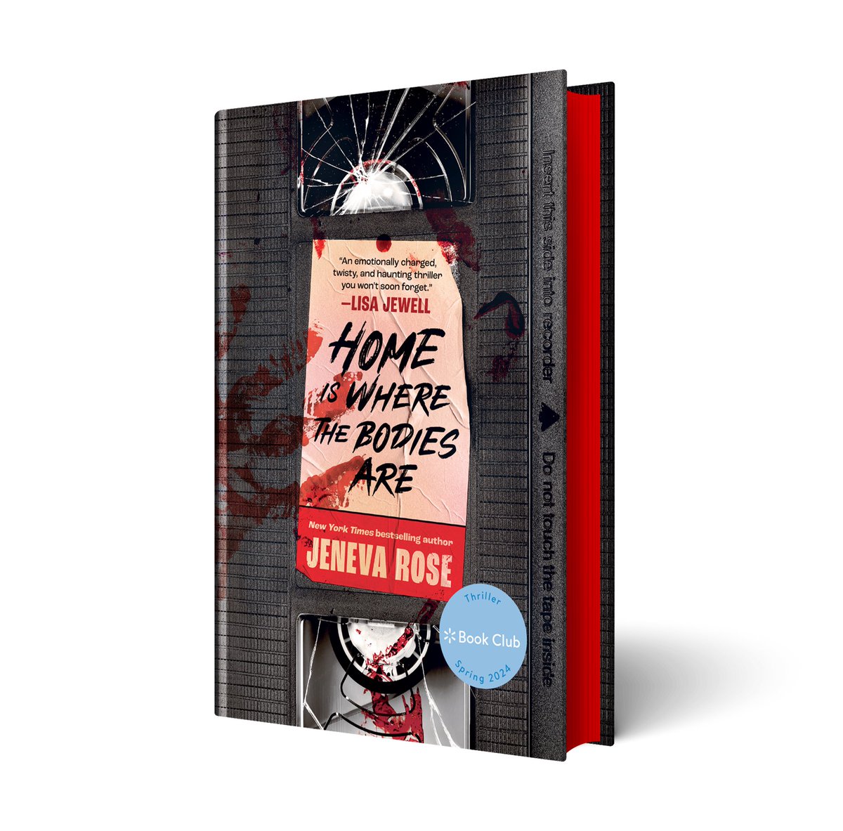 ‘Home is Where the Bodies Are’ (out 4/30) is Walmart’s spring book club pick! I was shocked by this news, bc I never get picked for anything &amp; I also didn’t know Walmart had a book club. 😂 This exclusive edition features sprayed edges, a bloody handprint &amp;  bonus content. 😍❤️