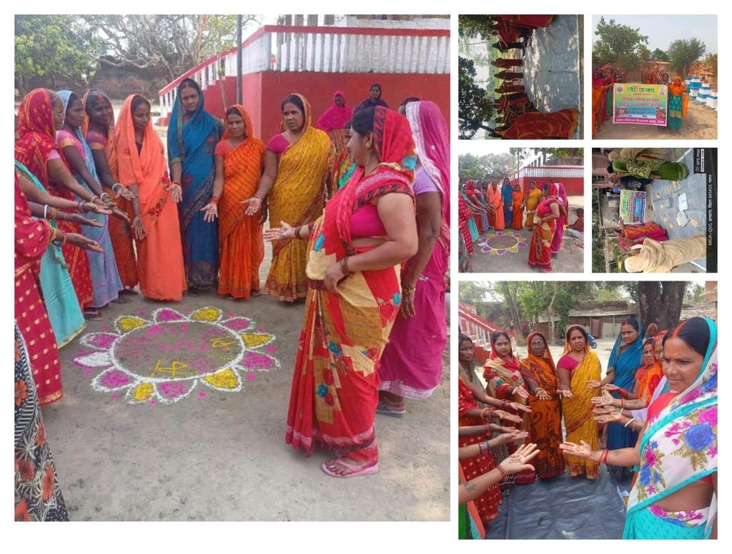Jeevika didis of Nautan Block in West Champaran lead the engaging voters  rally and Rangoli event to ignite the spirit of participation in the upcoming Lok Sabha Election.
#LokSabaElection2024 #SVEEP #VoterAwareness