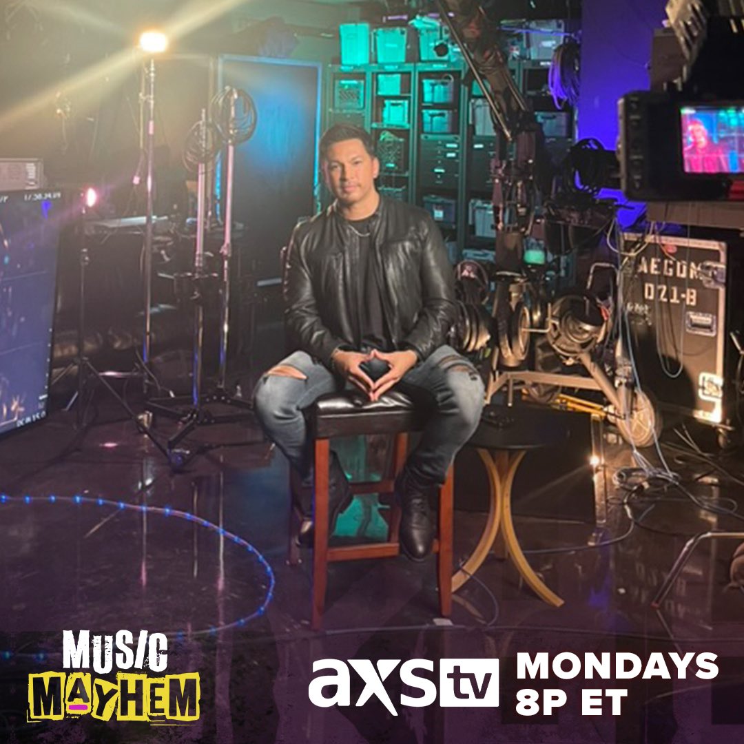 Set your DVR for the Series Premiere of Music Mayhem on @AXSTV -Monday, April 15th at 8pm et! I’m pumped to be a part of it & know you’ll enjoy it! 🤘🏼 Big thanks to @KatieDaryl for getting me involved! #MusicMayhem #AXSTV