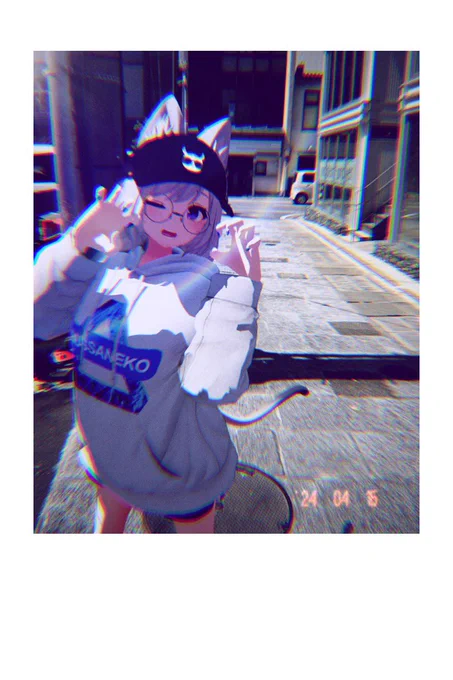 おはようございます(これはあざとポーズ研究の成果)#fumifumi_v 