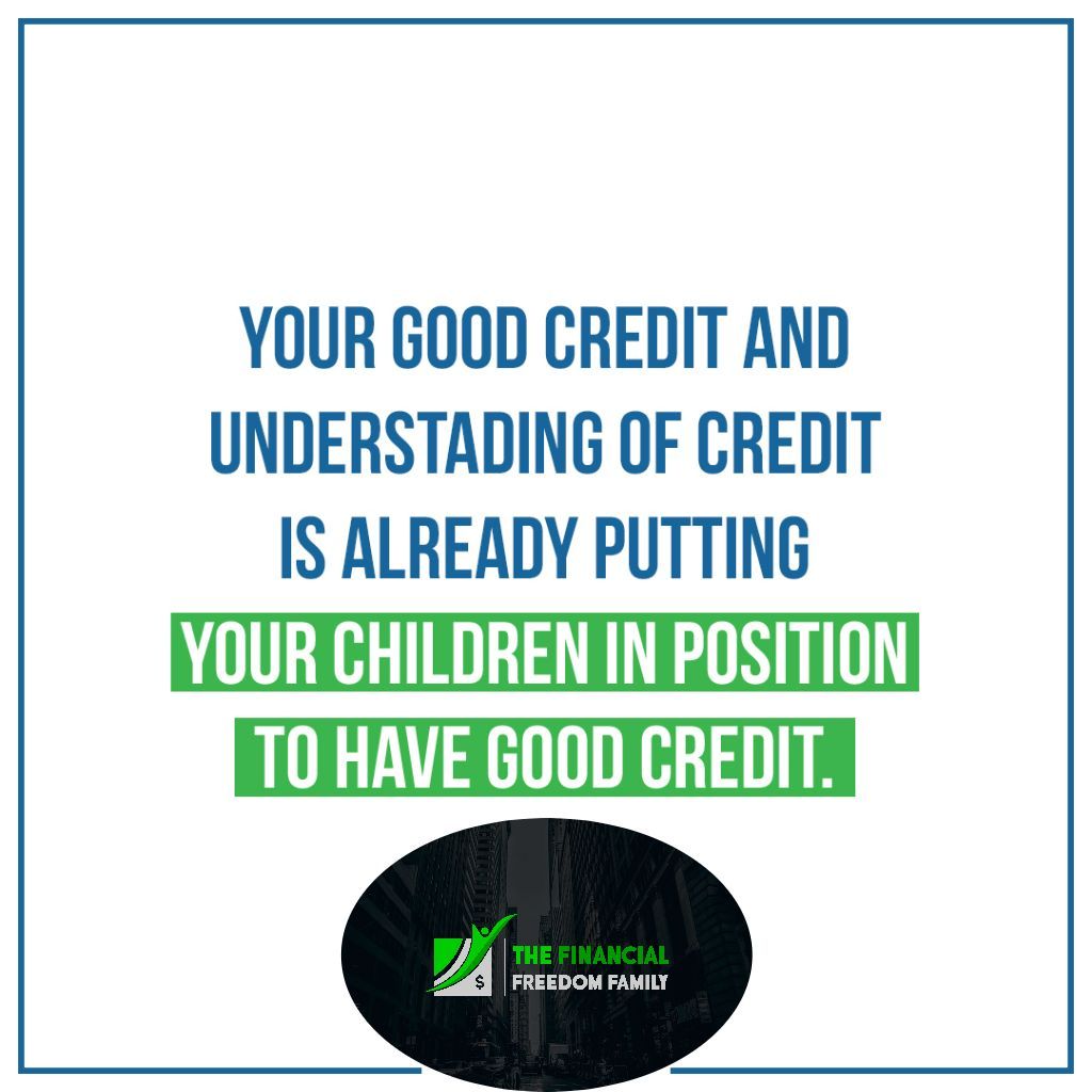 Will your children suffer from your lack of having good credit?
buff.ly/3TLGjP3 

#finances #credit #debt #ficoscore