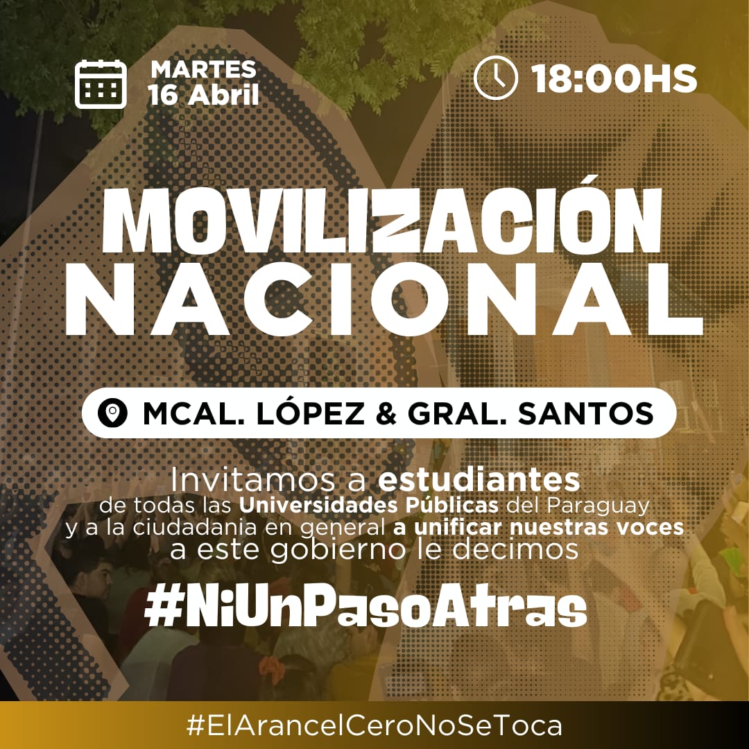Marchamos "NO SOLO POR EL ARANCEL 0" también por:
- Becal
- PRONI
- PROCIENCIA
- Pacientes oncologicos 
- Fondo para la salud mental
- Primera infancia
- Infraestructuras en educación
#SomosMásde100