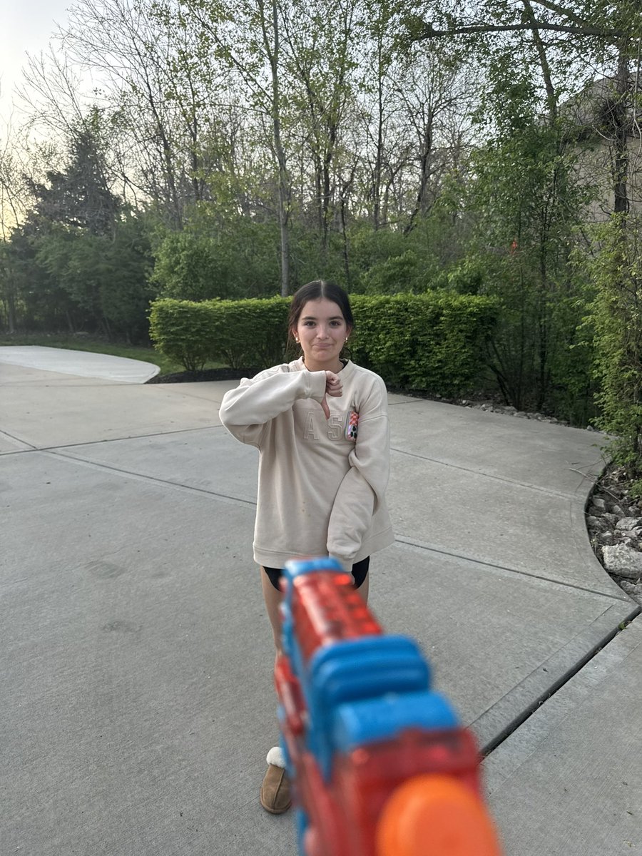 Keira was assassinated outside her house at 7:44