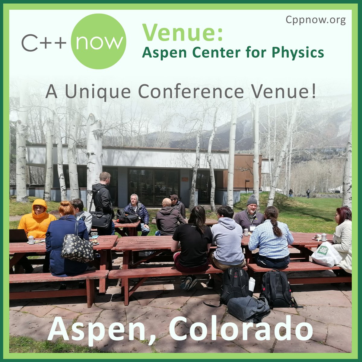 🌟 Calling all C++ developers! Register for C++Now, the premier conference happening in Aspen, Colorado. From April 29th to May 3rd 

Immerse yourself in C++ with talks, group chats, and lightning talks. 

Register today! cppnow.org/registration/

#cpp #cplusplus