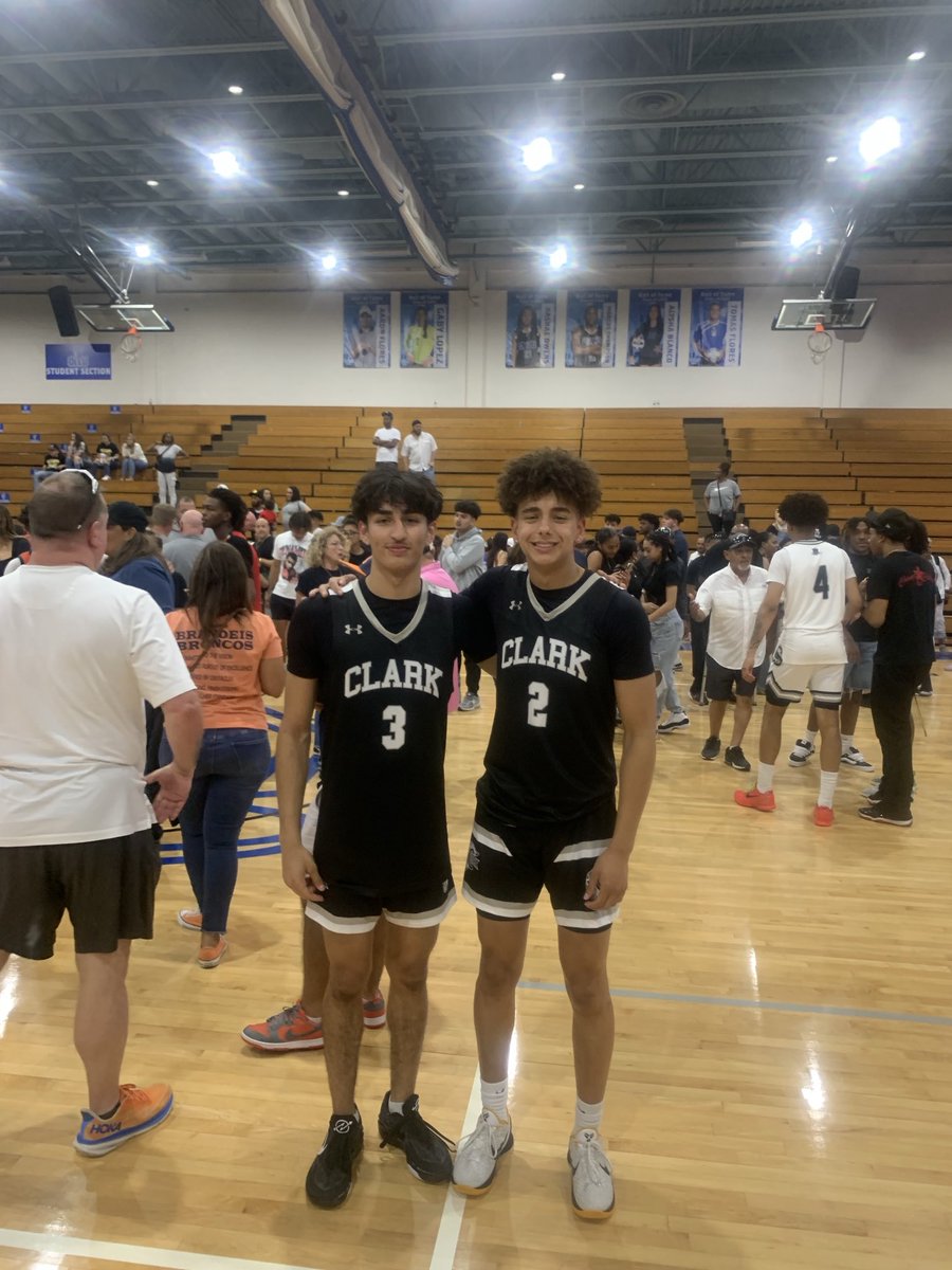 It was nice to see these two play one last game in a Clark uniform.   Helped Team Brooks win in OT.  Overcame a big first half deficit.