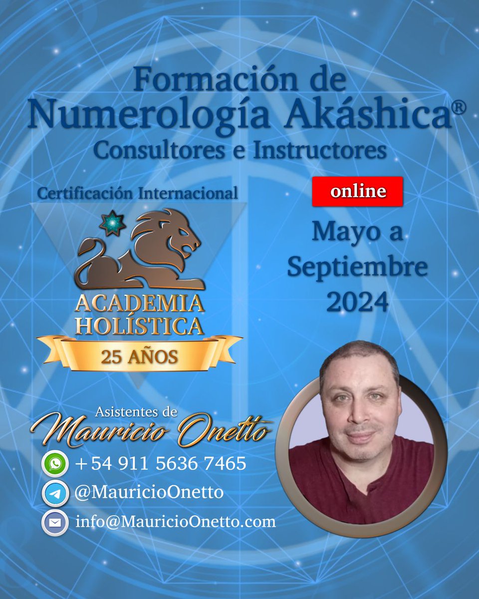 lauplagos's tweet photo. Conducida por @MauricioOnetto
💬WhatsApp: +56 9 8298-3115
💬Telegram: MauricioOnetto
✉️Email: info@MauricioOnetto.com
🔗Web: https://t.co/mWAy26TNQG

#numerologia #NumerologiaAkashica #RegistrosAkashicos #NumerologiaTantrica #MauricioOnetto #AcademiaHolistica https://t.co/aS0ev8qEJ5